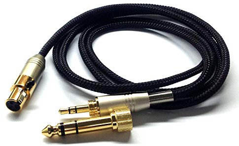 NewFantasia Câble audio de rechange compatible avec casque Beyerdynamic DT 1990 Pro, DT 1770 Pro et AKG K371, K175, K275, K245, K182, K7XX 1,3 m/1,6 m 1.3meters/4.2feet