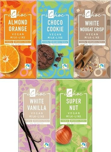 iChoc Mix | Chocolat vegan | 5 x 80g