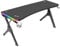 Mars Gaming MGD140RGB Nero, Tavolo da Gioco RGB 140cm, Supporti Extra, Mousepad Totale
