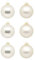 Inge Glas Weihnachtskugeln | Schöne Christbaumkugeln aus Glas | 30 Kugeln in Karton-Box | Christbaumschmuck Weihnachtsbaumschmuck Weihnachtsbaumkugeln (Champagne | beige Glanz/matt)