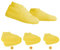 Cubiertas de Zapatos de Silicona Hillylolly Cubrecalzado Impermeable Antideslizante, Funda de Silicona Impermeables para Zapatos, Cubiertas de Zapatos de Silicona Impermeables Unisexo (M)