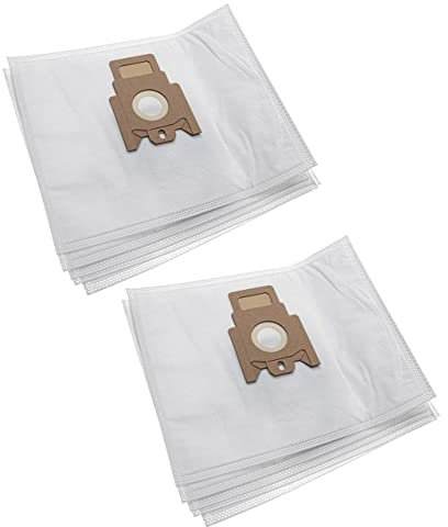 vhbw 10x Sacs compatible avec Hoover Telios Plus aspirateur - 24,8cm x 30,9cm blanc