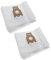 vhbw 10x sacchetto compatibile con Hoover Silent Energy, Telios Plus aspirapolvere - in microfibra, 24,8cm x 30,9cm, bianco