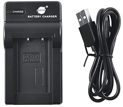DSTE NEW USB Camera Battery Charger Compatible for Casio NP-70 EX-Z150 EX-Z250