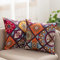 ATsense 2er Set Kissenbezug 50x50 cm - 100% Baumwolle, Bunt Kopfkissenbezug mit Reißverschluss, Superweicher Premium und Hypoallergen, ÖkoTex Super Bequemer Kissenhülle（Böhmen，Paisley）