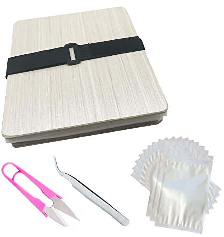 Cayway Pressa per Fiori in Legno 15 x 15cm - Pressa per Piante e Artigianato Fatto a Mano per Adulti