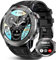 Bengux Smartwatch Herren mit Telefonfunktion 1,39Zoll HD Voll Touchscreen IP68 mit 100+ Sportmodi Fitness Tracker Sportuhr Schlafmonitor Schrittzähler Message Reminder Pulsuhr für Android iOS(Schwarz)