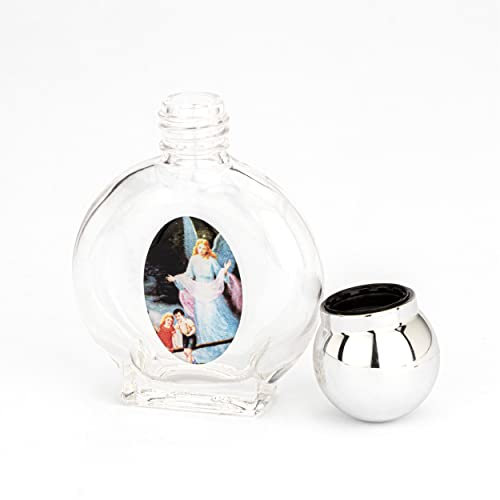 NKlaus 14356 - Botella de agua bendita (cristal, 7 x 4,5 x 2 cm), diseño de ángel
