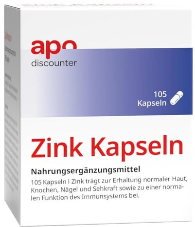 Zink Kapseln 10 mg von apodiscounter 105 stk