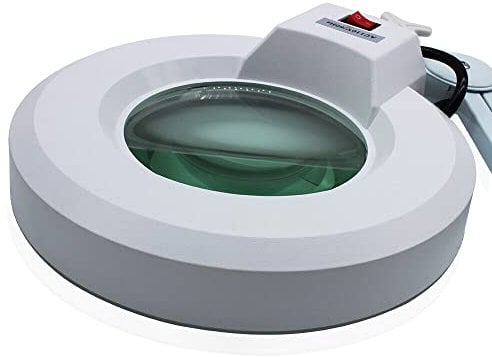 24W Kosmetik-Lupenleuchte mit Stativ Beauty Salon 5 Dioptrien Lupenlampe
