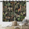 SDOTPMT 132x214cm Safari Tier Fenster Vorhang Tropische Wildlife Elefant Bär Giraffe Fenster Vorhänge Zoo Primeval Wald Fenster Behandlung für Kinder Schlafzimmer Dekor Blackout Vorhänge,2 Panels