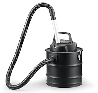 Valo Aschesauger (Kaminsauger mit Blasfunktion, Trockensauger mit Hepa Filter, Ofensauger, 1.600 Watt, 20 Liter, Maße: 30 x 30 x 36 cm (LxBxH), schwarz) VK000702