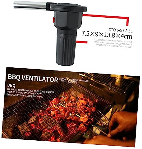 BESPORTBLE Ventilateur à Pile pour Barbecue Camping Pique- Souffleur Air Portable pour Extérieur Allume-feu pour Barbecue Au