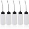 Cyrank 5PCS Sewing Machine Oiler, Extended Spout Oiler Bottle Plastic 120ml Oil Dispenser with Long Angled Spout Oiler for DIY Craft Making