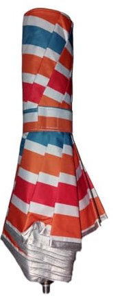 ECLIPSE - Sombrilla de playa plegable, perfecto para viaje, moto, mochila.. (Rojo, Azul, Blanco)