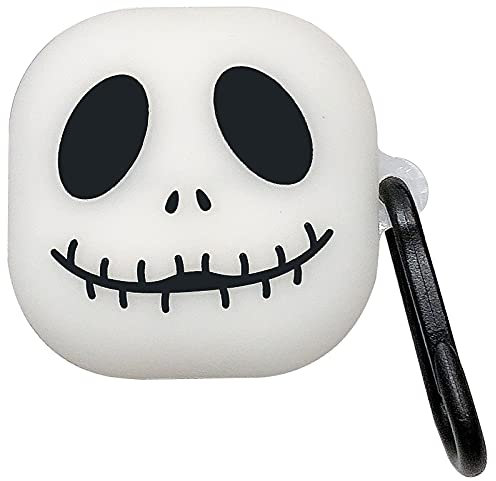 Akancy Compatible con la Funda para Auriculares Galaxy Buds 2 Pro (2022)/Galaxy Buds 2/Galaxy Buds Pro/Galaxy Buds Live/Galaxy Buds FE, Funda de Silicona para Auriculares (Bone)