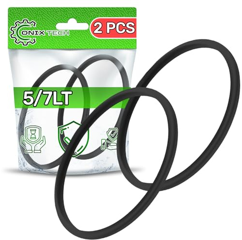 2x Gummiring für Schnellkochtopf Ø185/175mm für Barazzoni 5 und 7 Litern | für Amelia für Bonita für Vapomania - Garantie 5 Jahre - ONIX TECH