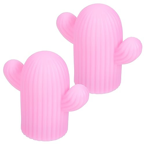 Uonlytech 2pezzi Lampade Notturne Decorative Cactus Per Camera Lampade Per Decorazioni Festive e Speciali