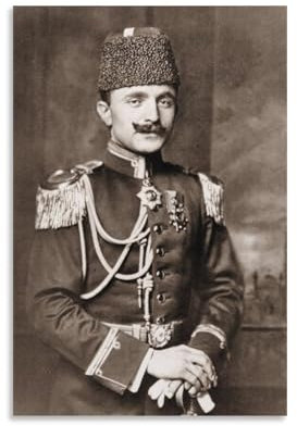 YOUMAN Ismail Enver Paşa berühmtes Poster auf Leinwand, Wandkunstdrucke, Poster, Foto, Gemälde, Poster, Raumdekoration, 60 x 90 cm