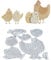 DAYnagh Oster-Huhn-Stanzschablonen, Metall-Stanzschablonen, Formen für Scrapbooking, Alben, Kartenherstellung, Dekoration