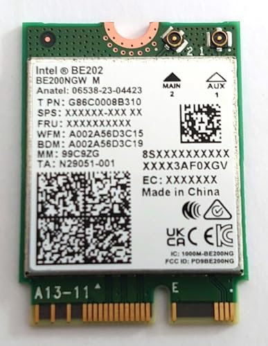 Intel WI-FI 7 BE202 2230 2x2 BE BT No VP