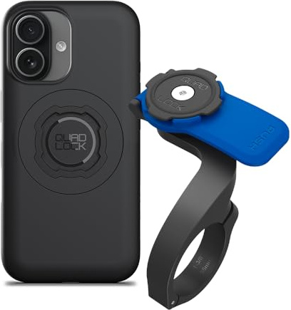 Quad Lock Out Front Handlebar Bike Phone Mount (V3) with MAG Phone Case for iPhone 17