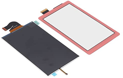 GLOGLOW Schermo LCD Sostitutivo per Lite, Sostituzione Durevole del Pannello Display LCD, Include Schermo e Touch Screen, Ideale per gli Appassionati di Giochi Lite (PINK)