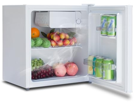 SMETA Mini Fridge 46L, Table Countertop Small Beer Fridge for bedroom