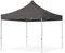 TOOLPORT Faltzelt Professional 3x3 ohne Seitenteile Faltpavillon ALU Pavillon Partyzelt in dunkelgrau