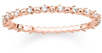 Thomas Sabo Damen-Ringe 925 Sterlingsilber mit '- Ringgröße 58 TR2153-416-14-58 Rosegold