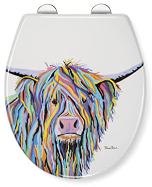 Croydex Toiletten-Sitz mit Angus-McCoo-Kunst, WL604022