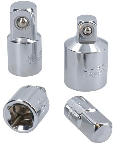 4pc adaptateur de prise vers le bas de l'etape reducteur 1/4-1/2 Cliquets