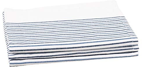 TM Maxx Geschirrtücher Set 50 cm x 70 cm aus 100% Baumwolle | Küchentuch Handtuch Trockentuch (4er Set, Monte Blau)