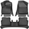 fussmattenprofi.com Auto Fussmatten Kompatibel mit Jeep Compass (2.Gen) Baujahr ab 2016 I 100% Passgenau Geruchlos Allwetter Fussraumschale I 5D Premium TPE Fußmatten Set