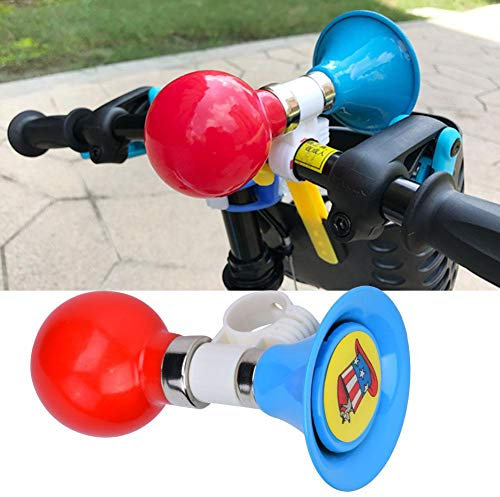 Kinder Fahrradhorn Metall Gummi Fahrradhorn Warnung Glocke Fahrrad Lenker Ring Glocke für Kinder Fahrrad(BLAU)