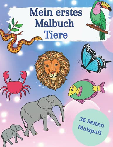 Mein erstes Malbuch Tiere
