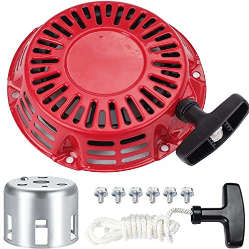 ZAMDOE GX160 Avviamento a Strappo con Start Cup per Honda GX120 GX200 4HP 5.5HP 6.5HP 168F Generator 212CC 6.5 7HP 173cc R210 Motore Motore, sostituire # 28400-ZE1-003ZF 28400-ZH8-013YA