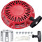 ZAMDOE Démarreur à Rappel GX160 avec coupelle de démarrage pour Honda GX120 GX200 4HP 5.5HP 6.5HP 168F 212CC 6.5 7HP 173cc R210 Moteur Moteur, remplacer # 28400-ZE1-003ZF 28400-ZH8-013YA