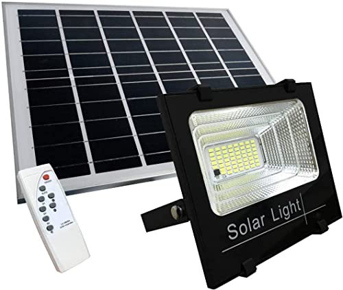 Faro faretto LED 300W con pannello solare luce fredda T-300