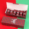 5 Stück Süßigkeiten Plätzchen Keks Nougat Papierschachteln Danke Frohe Weihnachten Handgemachte Geschenkbox-Stil 40,21,5x7x5cm
