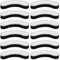 12pcs Cat Water Fountain Filters for NPET WF050 & WF100, Arc-Shaped Foam Sponge for Dog Water Dispenser Clear Pet Water Fountain Filter with Triple Filtration System Replacement Accessories