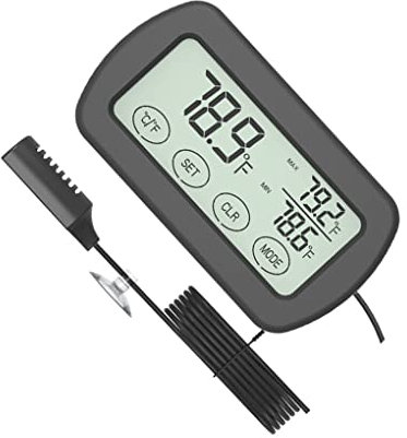 vreplrse Termometro Digitale per incubatrice per Uova Igrometro 0-50 Gradi Celsius Misurazione Professionale dell'umidità della Temperatura
