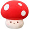 Yeqivo Stofftiere Pilze Plüsch Süße Plüschtier Hautfreundlich Pilze Kuscheltier Seitenschläferkissen Kawaii Plush Deko Wurfkissen Mushroom （23CM,Rot）
