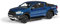 Ford Ranger Raptor, Blau (Ford Performance Blue), Einheitsgröße