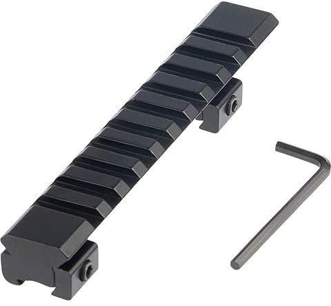 HOUSON Picatinny-Schiene Adapter, Picatinny Schiene Adapter 11 mm auf 20 mm Tactical Scope Extend Mount Adapter C0027