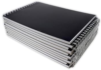 Artway Skizzenbuch mit Softcover, Spiralbindung, A4, 135 g/m², Zeichenpapier, 40 Seiten/80 Seiten, 10 Stück
