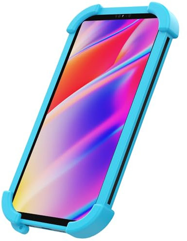 Funda Tablet 7 Pulgadas Ajuste Universal Valida para Todos los Modelos de 7 Pulgadas Proteccion antigolpes Antideslizante Durable facil Limpieza (Azul Cielo)