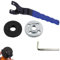 GNAUMORE Angle Grinder Allen Wrench, Adjustable Angle Grinder Wrench, Key for Angle Grinder, Allen Wrench, Universal, Key for Angle Grinder, Blue