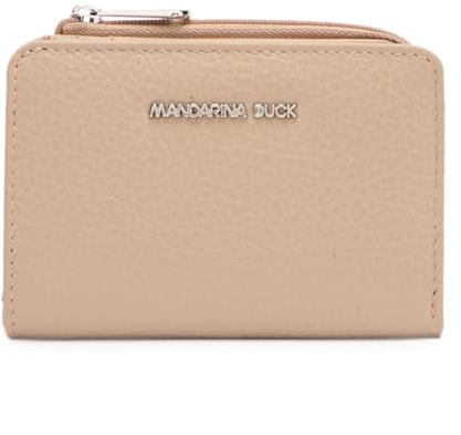 Mandarina Duck Mellow Leather Wallet, Reisezubehör Damen-Geldbörse, Einheitsgröße, Warm Taupe, Einheitsgröße