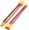 YIXISI 2 Stücke Männlichen XT60 zu Weiblich XT30 Stecker Adapter, Stecker XT-60 auf Buchse XT-30 Stecker Adapter, mit 10cm 14AWG Silikonkabel, für RC FPV-Drohnen, Lipo-NiMH-Akku-Ladegerät